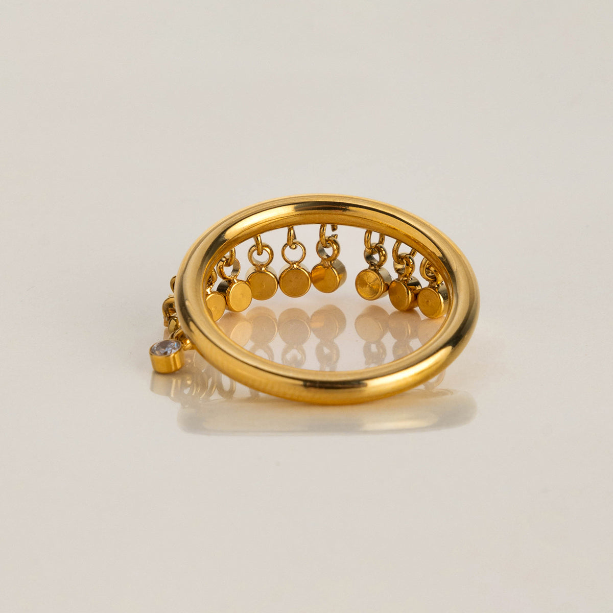 Sage Trace :  18k PVD plated ring