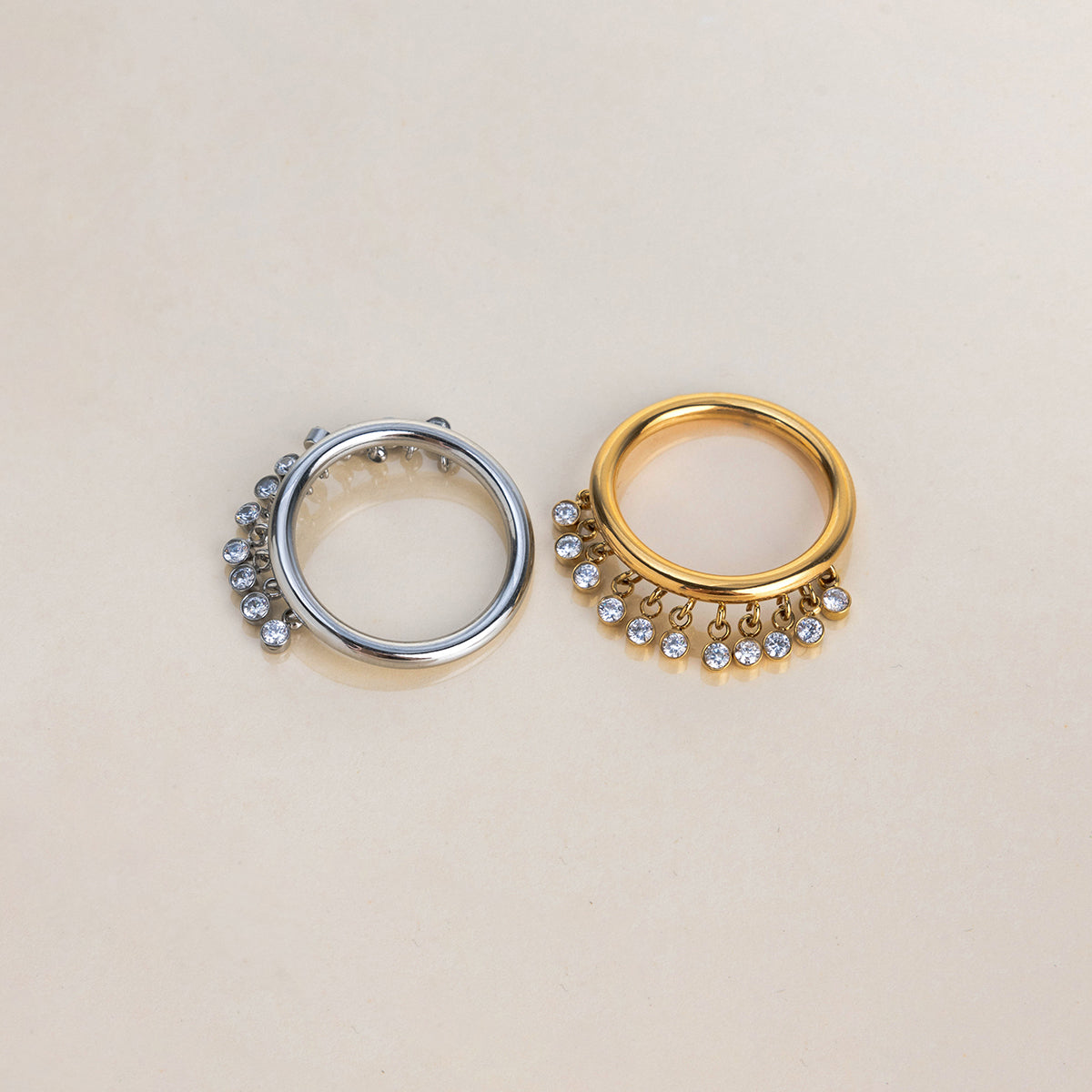 Sage Trace :  18k PVD plated ring