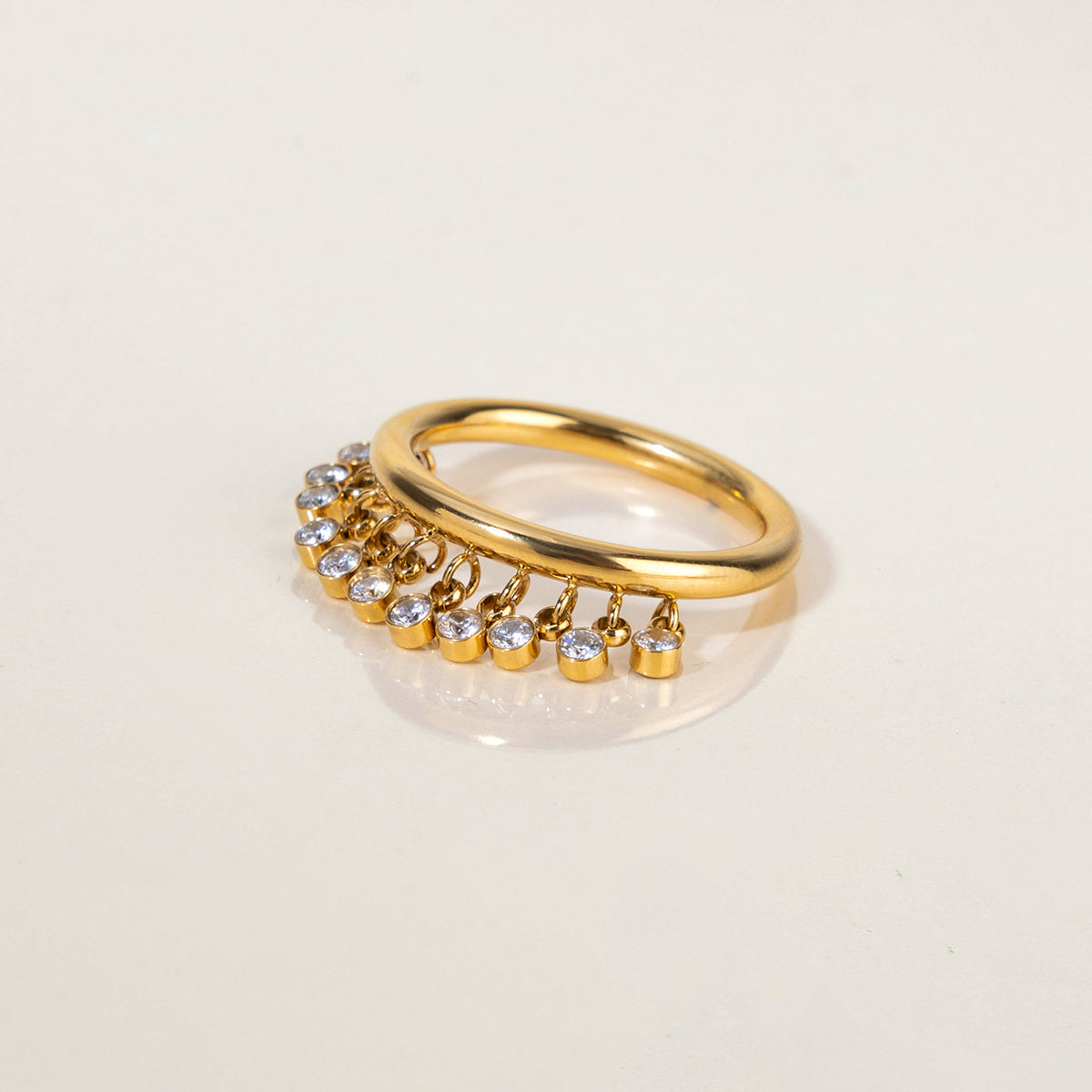 Sage Trace :  18k PVD plated ring