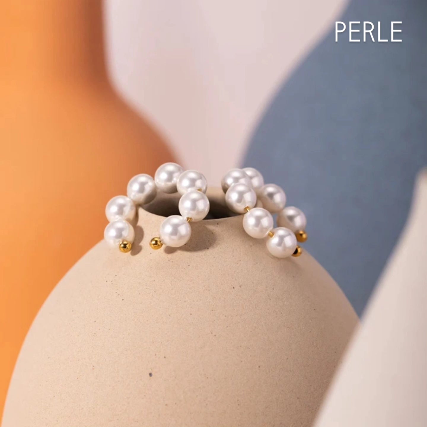 Luna Earcuffs - 18k gold plated