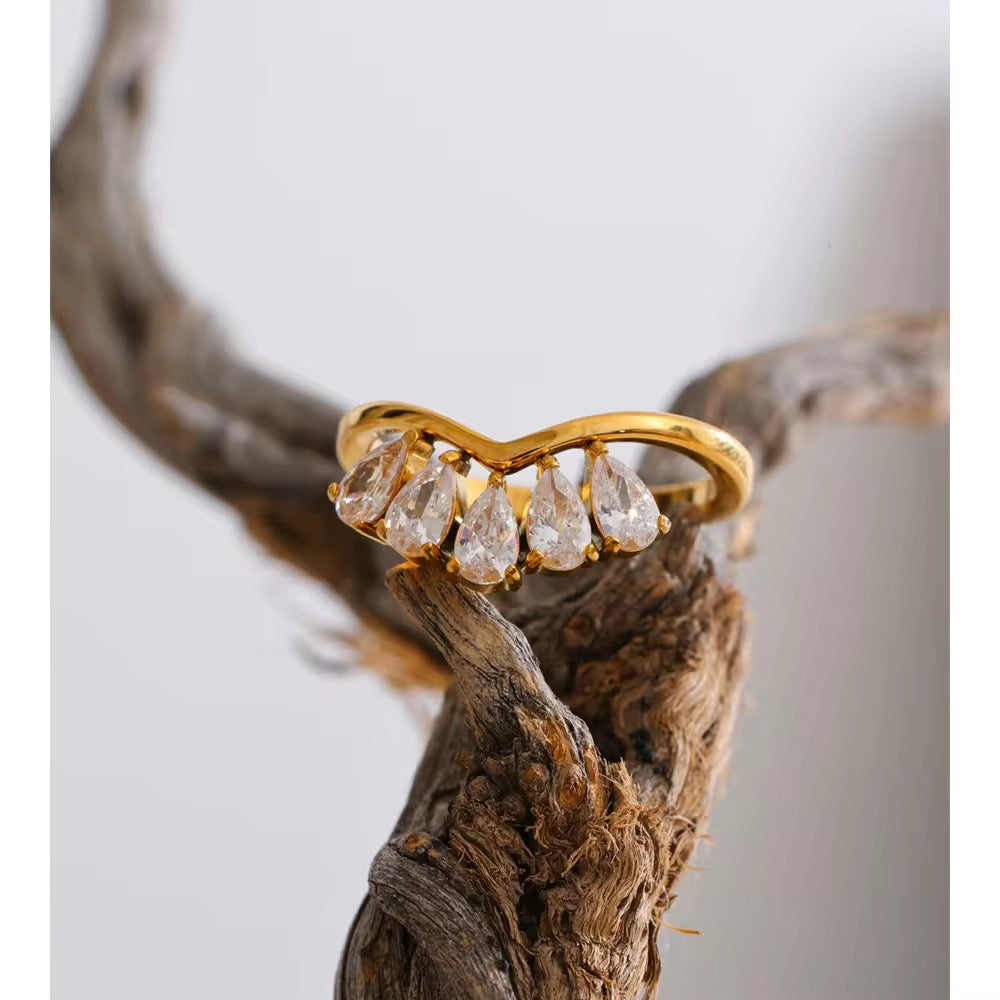 Sira Ring - 18k gold plated