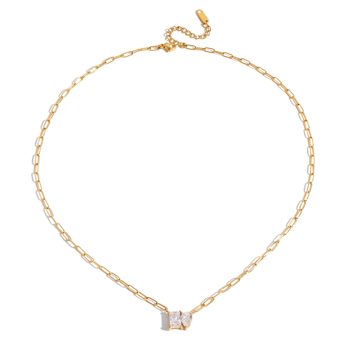 Moira Necklace :  18k PVD plated