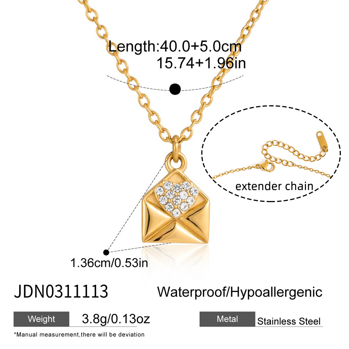Dune Glow :  18k PVD plated necklace
