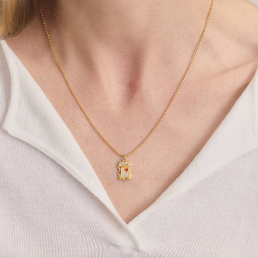 Robot dog Necklace