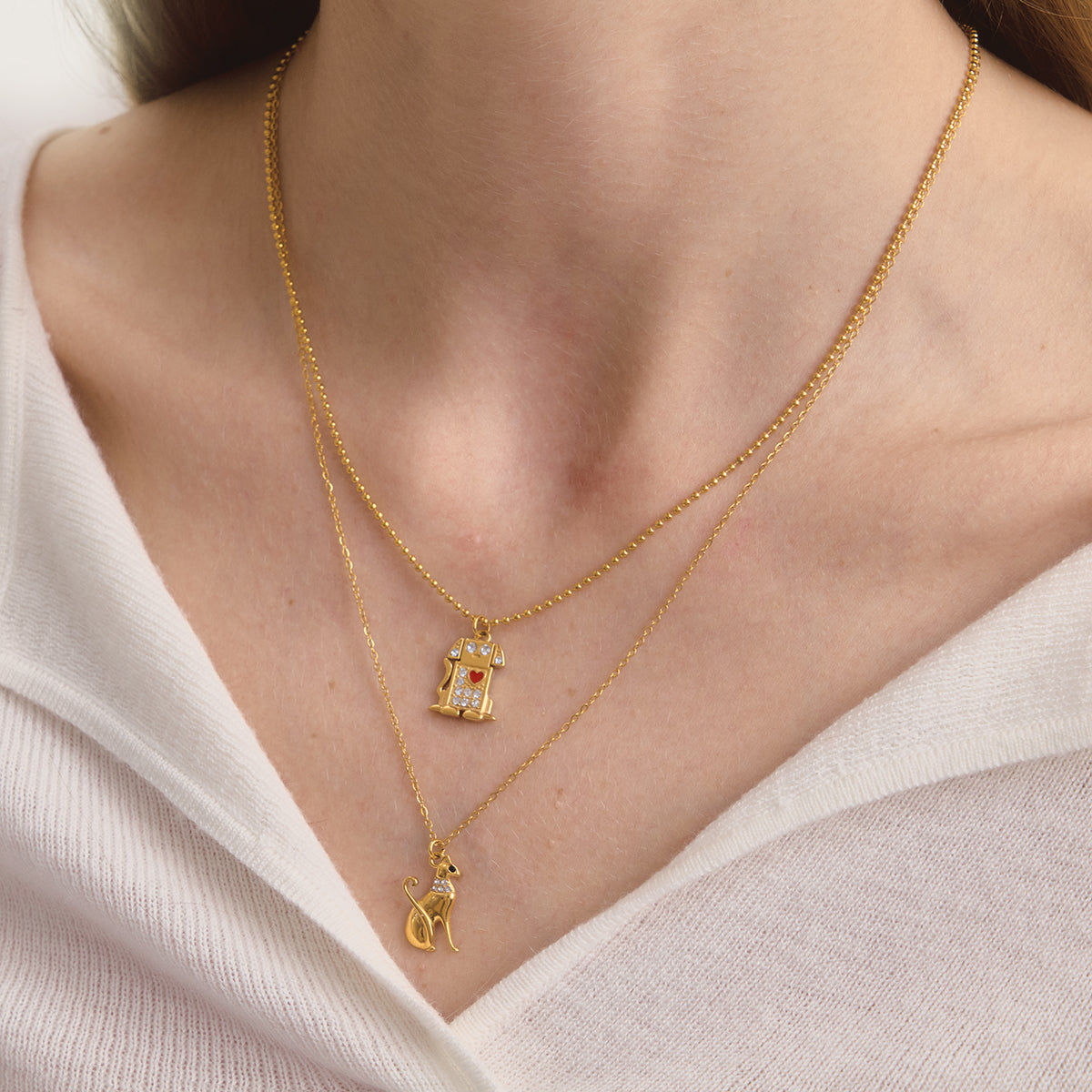 Robot dog Necklace