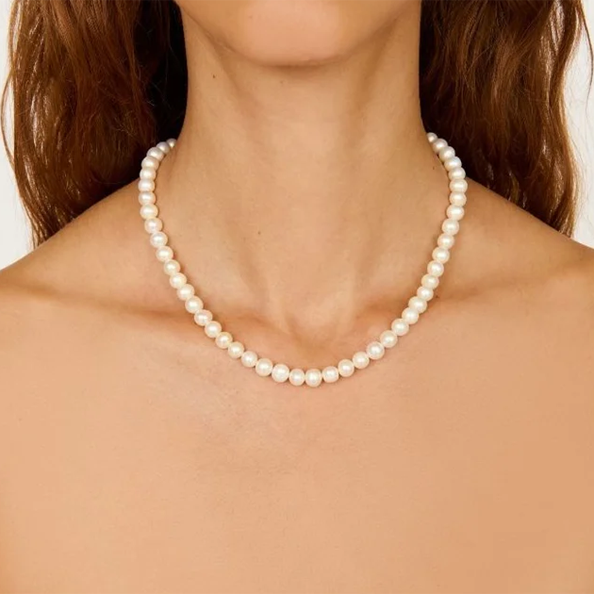 Noir Band : Timeless pearl necklace