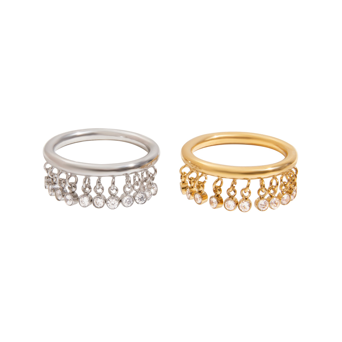 Sage Trace :  18k PVD plated ring