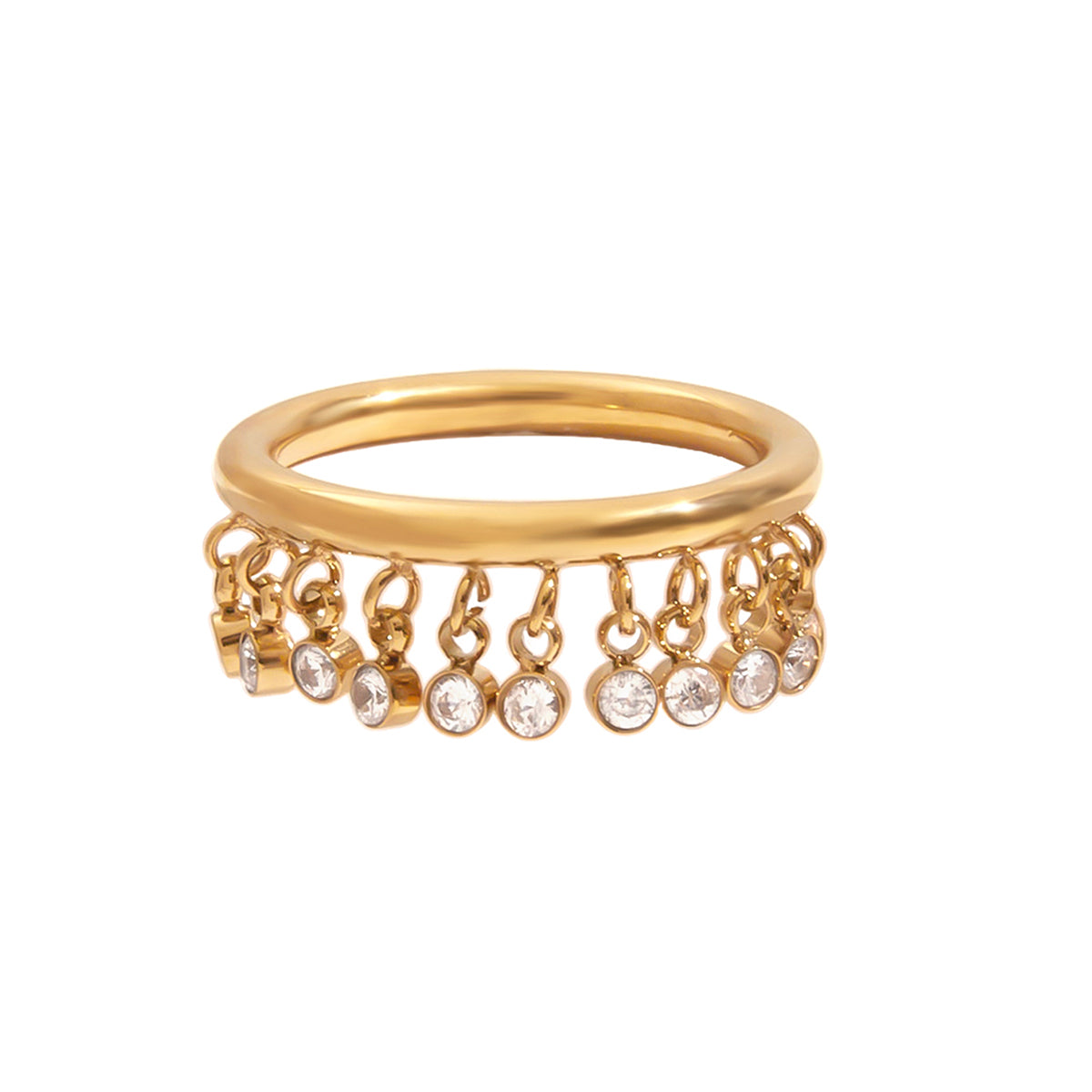 Sage Trace :  18k PVD plated ring