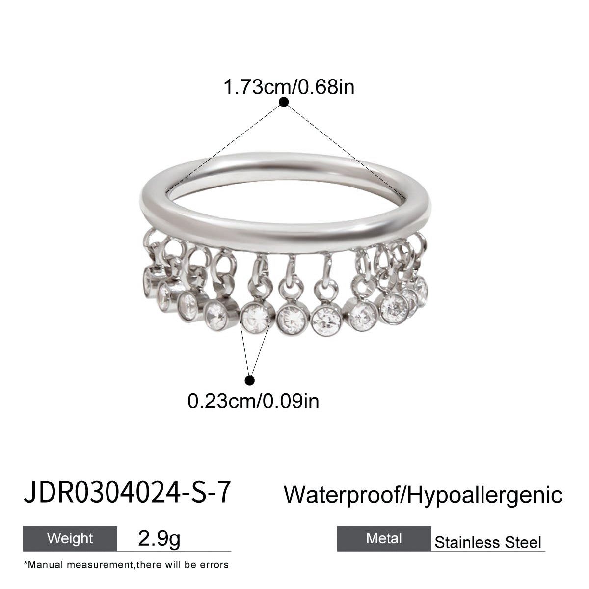 Sage Trace :  18k PVD plated ring