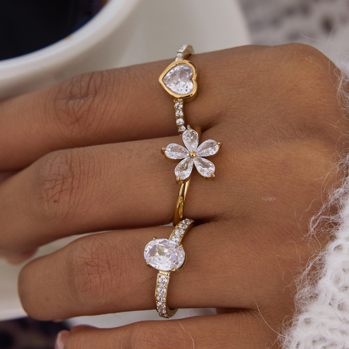 Blush Ray Ring