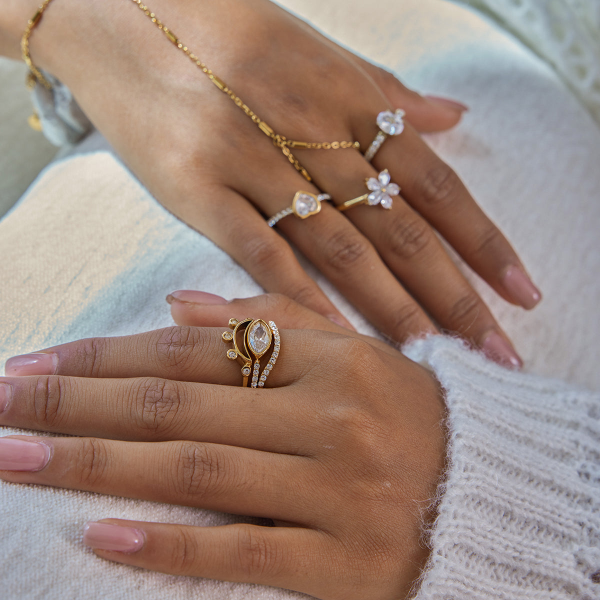 Blush Ray Ring
