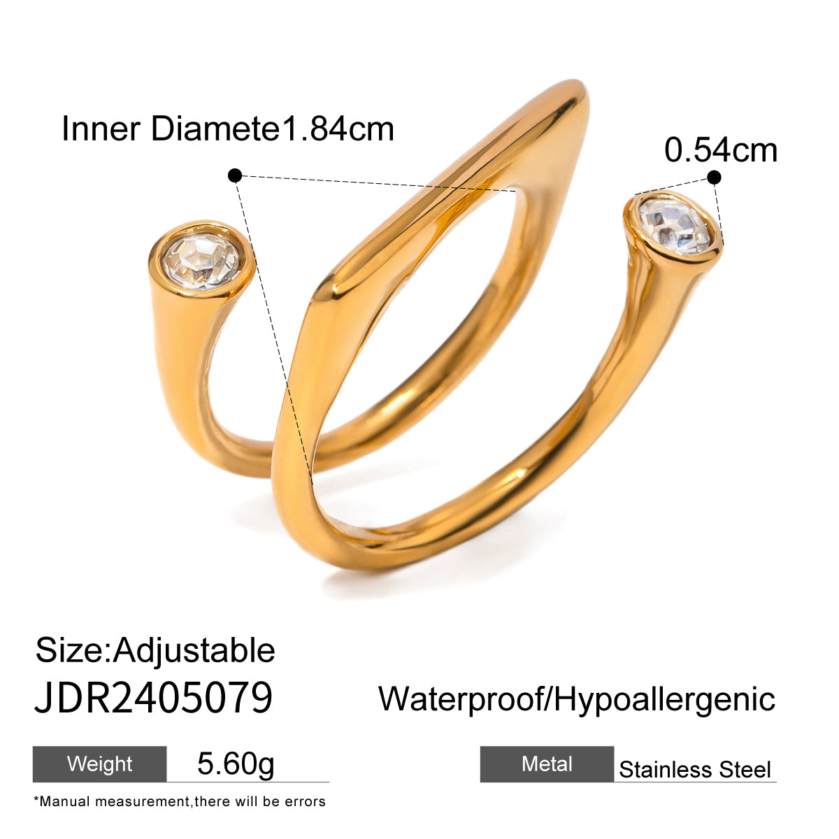 Kaia Luxe : Spiral Ring