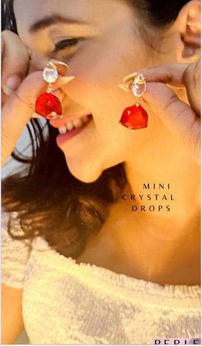 Mannara chopra x PERLE ( Bigg boss 17) - Mini Crystal drops